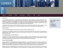 Tablet Screenshot of condex.ca